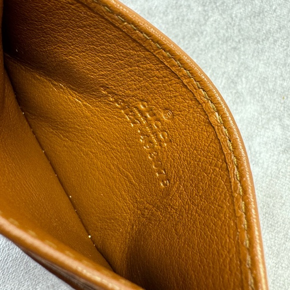 Gucci Marmont Diagonal Quilted Leather Card Holder Wallet Gg - Picture 6 of 7